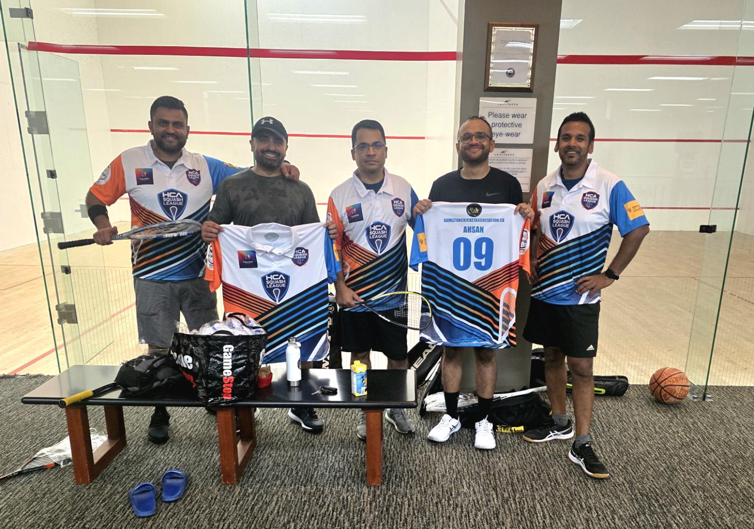 HCA Squash League Jerseys
